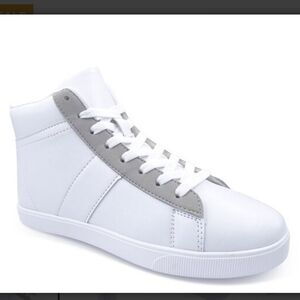 Burness Maggie High Top Shoes White